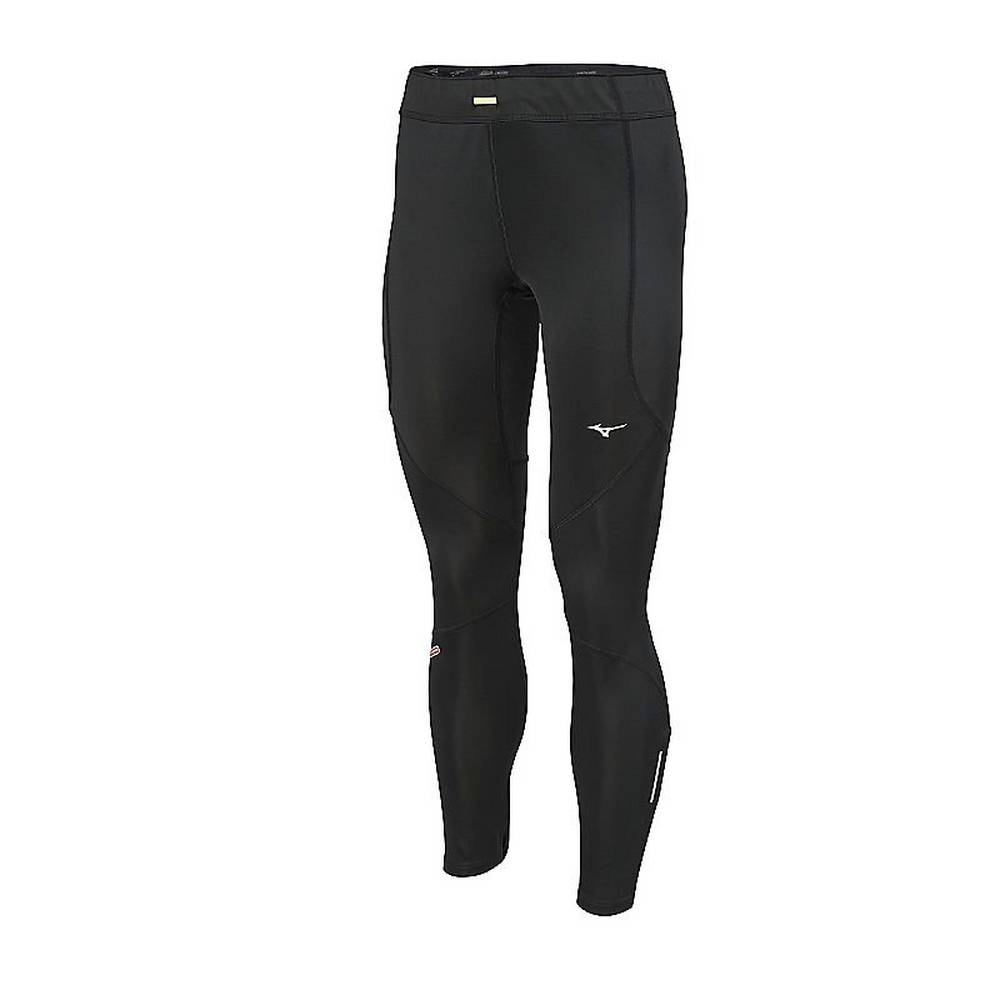 Damske Legíny Mizuno Static Breath Thermo Bezecke Čierne Vypredaj YHJK62907